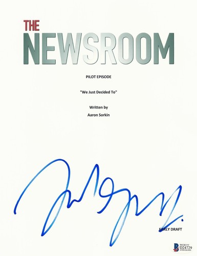 John gallagher signed - john,